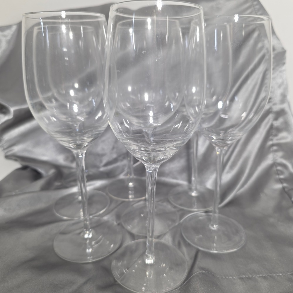 Ravenscroft Crystal Wine Glasses Set of 8 Clear Stemware Lead Free 8.75 inch